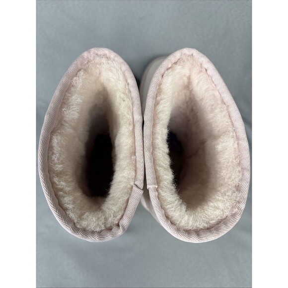 Women’s UGG Boots Sz 7 Pink Seashell Classic Short Suede Boho 1016223 Sold Out! - Picture 11 of 14